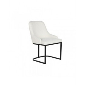 Sedia da Sala da Pranzo Home ESPRIT Bianco Nero 54 x 61 x 82,5 cm