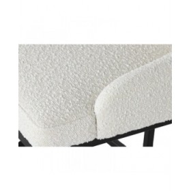 Sedia da Sala da Pranzo Home ESPRIT Bianco Nero 54 x 61 x 82,5 cm