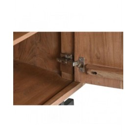 Stand Espositore Home ESPRIT Cristallo Acacia 118 x 45 x 194 cm