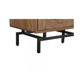 Stand Espositore Home ESPRIT Cristallo Acacia 118 x 45 x 194 cm