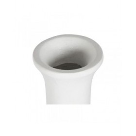 Vaso Home ESPRIT Bianco Fibra di Vetro 34 x 34 x 100 cm