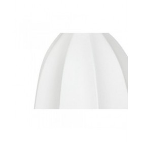 Vaso Home ESPRIT Bianco Fibra di Vetro 34 x 34 x 100 cm