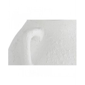 Vaso Home ESPRIT Bianco Fibra di Vetro 41 x 39 x 60 cm