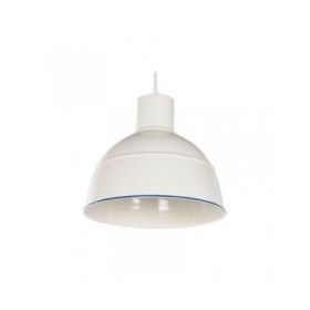 Lampadario Home ESPRIT Azzurro Bianco Metallo 50 W 32,5 x 32,5 x 30 cm