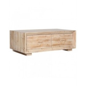 Tavolino da Caffè Home ESPRIT Naturale Legno di abete Legno MDF 130 x 70 x 46 cm