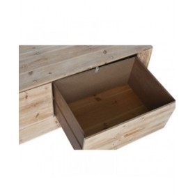 Tavolino da Caffè Home ESPRIT Naturale Legno di abete Legno MDF 130 x 70 x 46 cm
