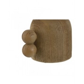 Candelabro Home ESPRIT Marrone Resina Legno 16 x 10 x 18 cm