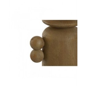 Candelabro Home ESPRIT Marrone Resina Legno 15 x 9,5 x 35 cm