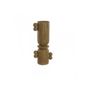 Candelabro Home ESPRIT Marrone Resina Legno 15 x 9,5 x 35 cm