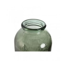 Vaso Home ESPRIT Verde Vetro riciclato 30 x 30 x 72 cm