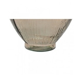 Vaso Home ESPRIT Taupé Vetro riciclato 30 x 30 x 59 cm