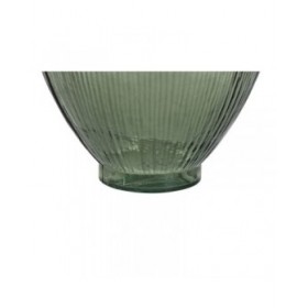 Vaso Home ESPRIT Verde Vetro riciclato 30 x 30 x 59 cm