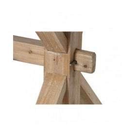 Tavolo da Pranzo Home ESPRIT Naturale Legno 200 x 100 x 80 cm