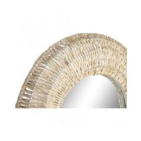 Specchio da parete Home ESPRIT Naturale 68 x 7,5 x 128 cm 69 x 8,5 x 128,5 cm