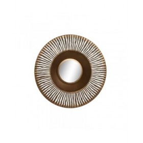 Specchio da parete Home ESPRIT Rame 50 x 6,5 x 50 cm