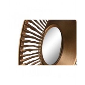 Specchio da parete Home ESPRIT Rame 50 x 6,5 x 50 cm