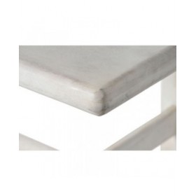 Tavolo da Pranzo Home ESPRIT Bianco Legno di mango 213,4 x 96,5 x 76,2 cm