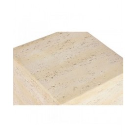 Tavolino Aggiuntivo Home ESPRIT Beige Magnesio 40 x 40 x 40 cm