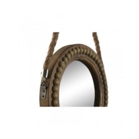 Specchio da parete Home ESPRIT Marrone Coloniale Palle 28 x 4 x 61 cm