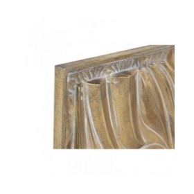 Decorazione da Parete Home ESPRIT Dorato 94,5 x 4,5 x 94,5 cm (2 Unità)