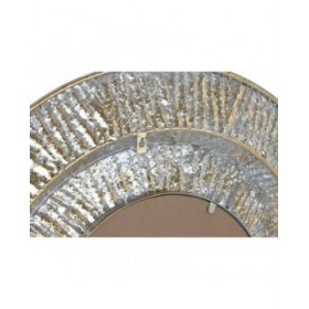 Specchio da parete Home ESPRIT Dorato Metallo Cristallo Moderno 78 x 4,5 x 78 cm