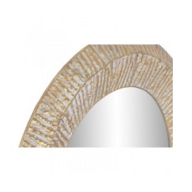 Specchio da parete Home ESPRIT Dorato Moderno Decapaggio 78 x 4 x 78 cm