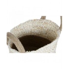 Set di Cestini Home ESPRIT Naturale Marrone Chiaro Juta Moderno 40 x 40 x 41 cm