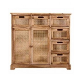 Credenza Alexandra House Living Legno di paulownia 33 x 78 x 86 cm