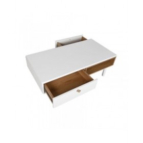 Tavolino da Caffè Home ESPRIT Bianco Naturale Poliuretano Legno MDF 120 x 60 x 40 cm