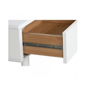 Tavolino da Caffè Home ESPRIT Bianco Naturale Poliuretano Legno MDF 120 x 60 x 40 cm