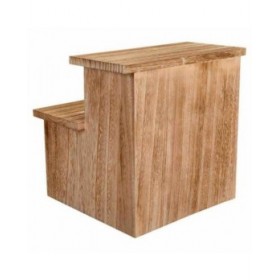 Panca Alexandra House Living Legno di paulownia 34 x 34 x 34 cm Scala