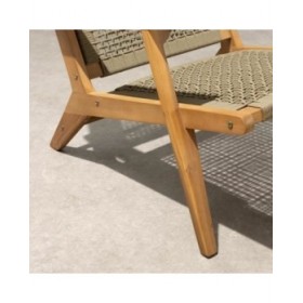 Sedia da giardino Merida Legno di acacia 81 x 67 x 71 cm