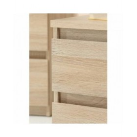 Cassettiera Chelsea 111,9 x 100,7 x 77 cm Marrone
