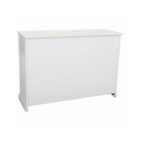 Credenza Alexandra House Living Bianco Legno di paulownia Legno MDF 33 x 78 x 113 cm