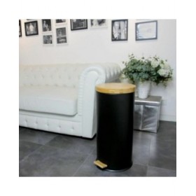 Secchio per la Spazzatura Kitchen Move   Nero Nero opaco 30 L