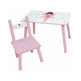 Set di Tavolo e Sedie per Bambini Fun House Dancer Ballerina Per bambini