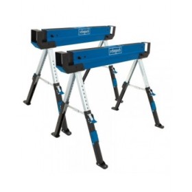 Set di cavalletti Scheppach MWB600 Acciaio 82 cm (2 Unità)