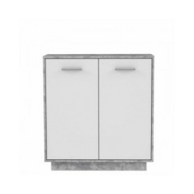 Mobili di stoccaggio Bianco Grigio chiaro 88,9 x 34,2 x 88,1 cm