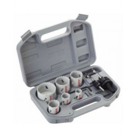 Set di punte per trapano circolari BOSCH Bimetal HSS 9 Pezzi
