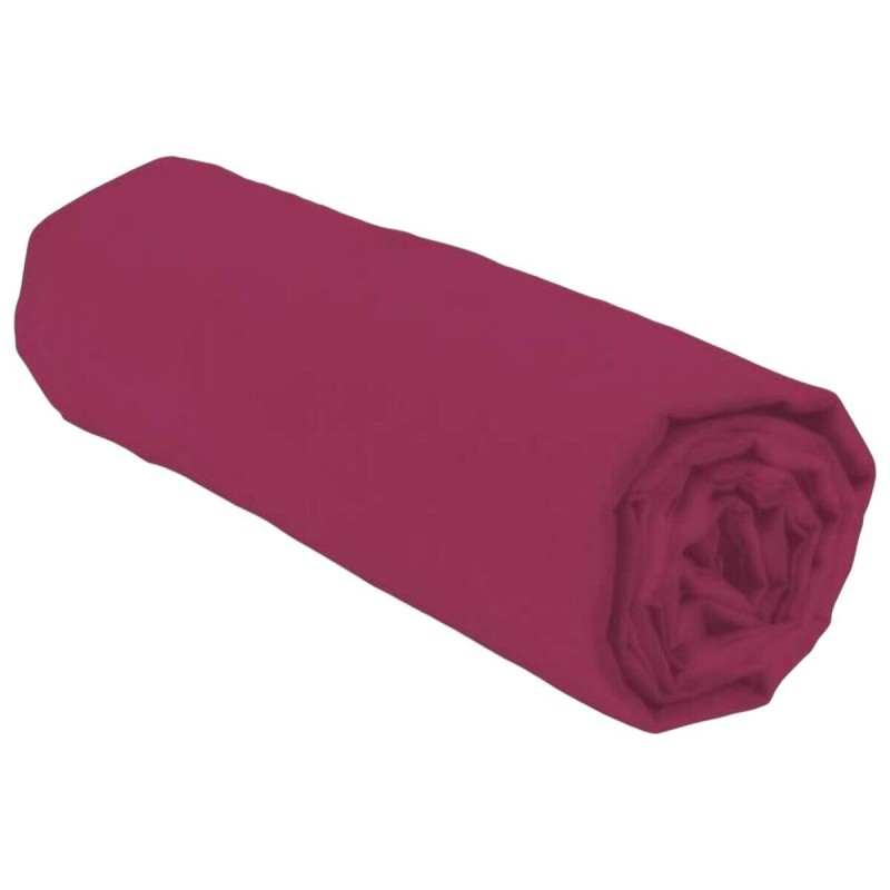 Lenzuolo con angoli aderenti Lovely Home LH71607 Fucsia 180 x 200 + 35 cm