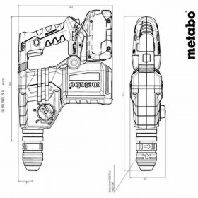 Trapano a percussione Metabo KH 18 LTX BL 28 Q