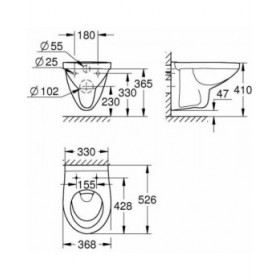 Toilette Grohe
