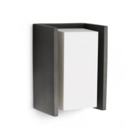 Applique da Parete Philips Bridge 970 Lm Antracite Grigio scuro Acciaio inossidabile Alluminio 15 W E27