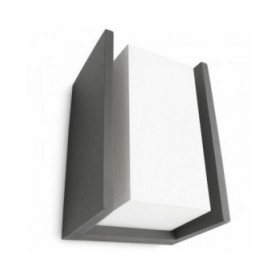 Applique da Parete Philips Bridge 970 Lm Antracite Grigio scuro Acciaio inossidabile Alluminio 15 W E27