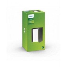 Applique da Parete Philips Bridge 970 Lm Antracite Grigio scuro Acciaio inossidabile Alluminio 15 W E27
