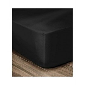 Lenzuolo con angoli Lovely Home Nero Letto matrimoniale 140 x 190 cm