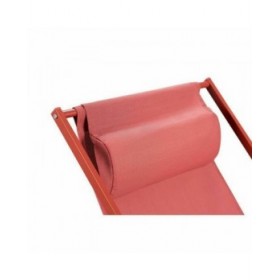 Lettino Rosso Pieghevole Terracotta