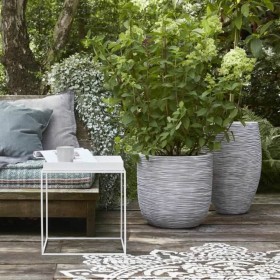 Vaso Capi Europe Nature Rib Avorio Plastica