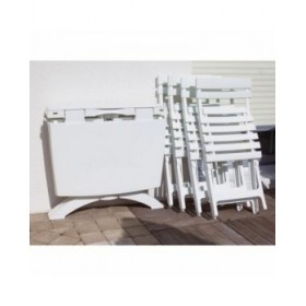 Sedia da giardino Bianco 42 x 50 x 80 cm