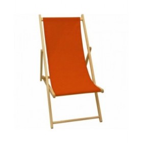 Lettino Jardin Prive Marrone Rosso 132 x 55 x 35 cm Legno